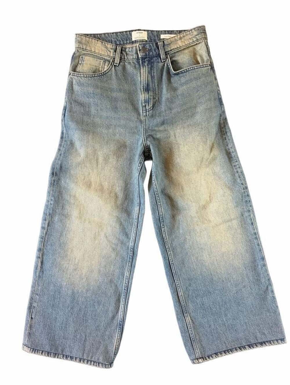 Cotton On Super Baggy Jeans Size 30 Vintage Wash Blue Unisex